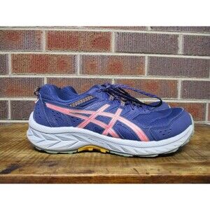 Asics Womens Gel Venture 9 1012B314 Blue Running Shoes Sneakers Size 8.5 D Wide